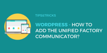 WordPress: How to embed the Unified Factory Widget